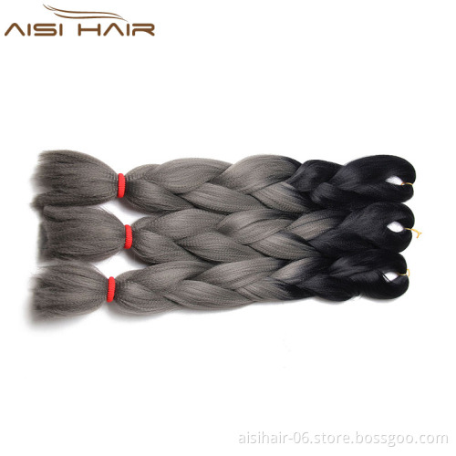 Factory Direct Sale Cheap 24 inch 100g Synthetic Braiding Hair Extension, Hair Braids